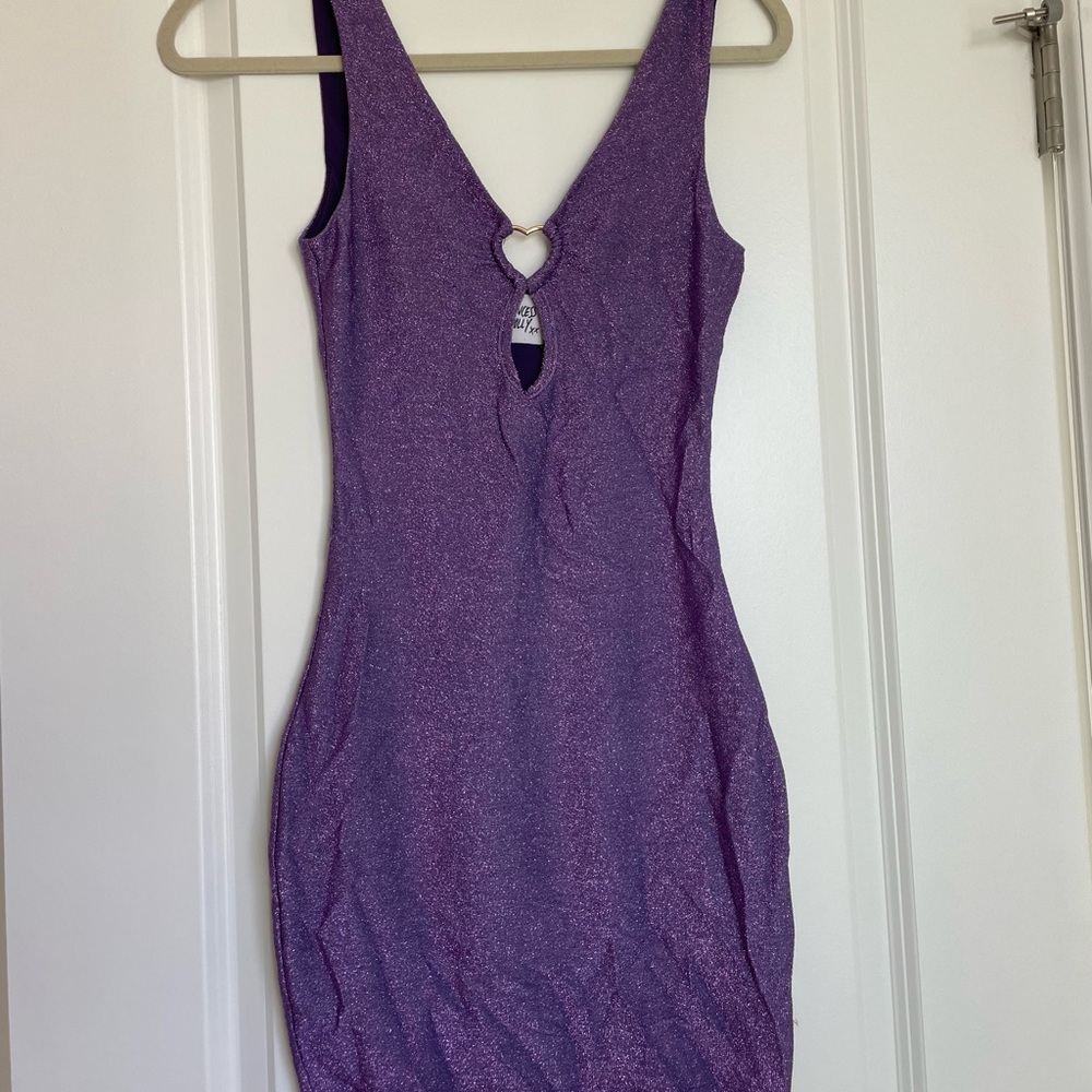 Princess Polly Purple Sequin Mini Dress